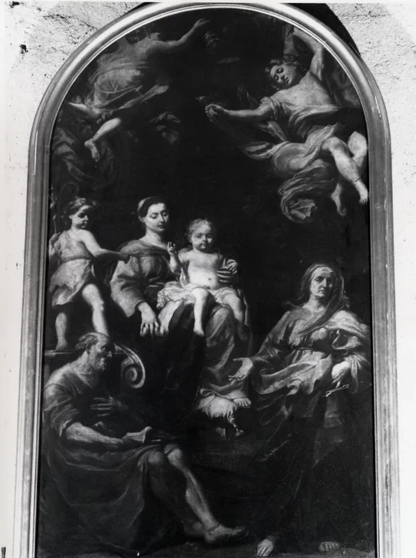 Sacra Famiglia con Sant'Anna e San Giovanni Battista bambino - Basilica del Sacro Cuore del Cristio Re, Roma